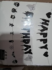 Happy Birthday Halloween Banner