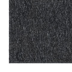 Ottomanson Door Mat Indoor Entryway Runner Rug – 1’8″ x 4’11» (Runner), Black