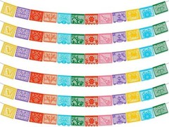 6Pcs Cinco de Mayo Banner Mexican Party Decor Fiesta Celebration Supplies Decor