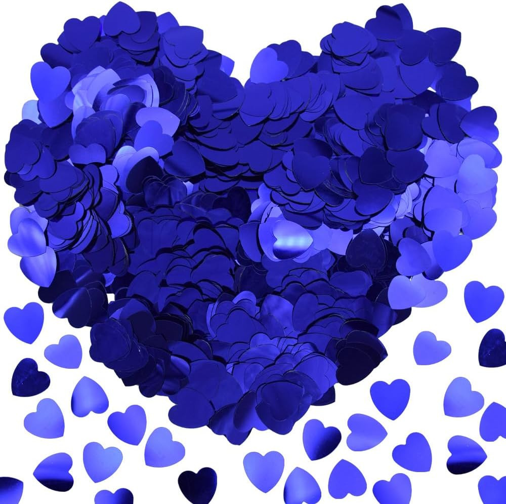 60g Love Heart Table Confetti 15mm Party Glitter Sequins Plastic Confetti Sprink