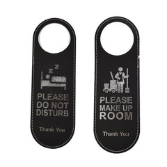 1*Do Not Disturb Signs Door Knobs Hanger Pendant Cleaning Label Make Up Room