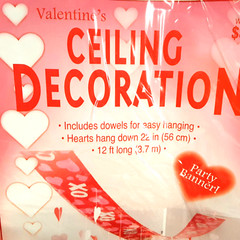 Valentine Party Decor – Banner & Garland Rose Petals – Heart Shape Pancake Form