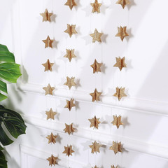 4 Pack Star Garland Recycled Books Vintage Pages Garland Newspaper Bunting Party