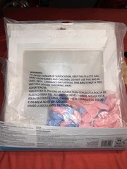 Way to Celebrate! Balloon Block Décor Kit 60 Pieces Pink Blue Baby Shower Party