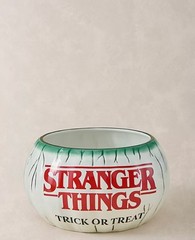TRENDING STRANGER THINGS PUMPKIN HALLOWEEN CANDY TRICK OR TREAT BOWL NEW GEORGE
