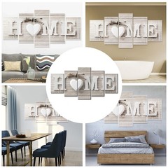 Decorative Modern Wall Art Print Collection of 5 Pcs Each Size 100cm x 50cm