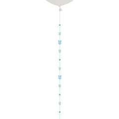 Its A Boy Blue Helium Balloon Fun Strings Tail 6 feet Long Baby Shower Decoratio