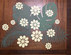 Paper Tropical Leaf Cutouts