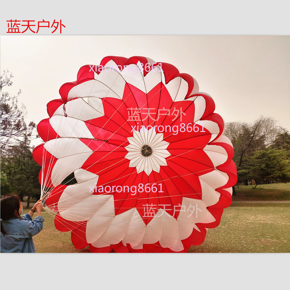 Aerospace Vintage Military Round Parachute Cloth Diameter 10 meters /32.8Ft