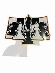 Chess Theme Birthday Party Decor Bundle | Banner, Centerpieces & Favor Bags