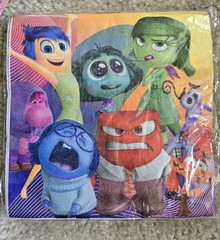 41pc Inside Out 2 Party Supplies Pack (20 Plates, Table Cover & Napkins) NEW