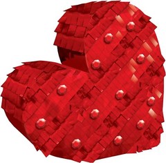 Heart Valentine’s Day Holiday Theme Party Decoration Mini Pinata Centerpiece
