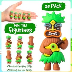 Mini Tiki Statue Figurines Tiki Bar Party Decorations Summer Luau 25 Hawaii
