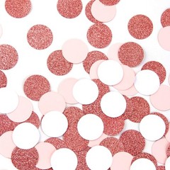 300 PCS Rose Gold Pink White Party Confetti for Wedding Bridal Shower