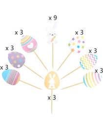 Easter Cupcake Toppers, 30pcs