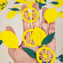 200Pcs Lemon Confetti – Lemonade Party Table Decor, Baby Shower & Bachelorette P