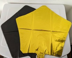 Graduation Party Decorations Kit Black Gold Silver Banner Balloons Paper Flowers