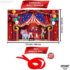, XtraLarge, Circus Banner – 72×44 Inch | Circus Theme Party Decorations,