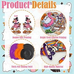 26 Pcs Summerween Party Decorations,Halloween in Summer Party Hanging Swirl C…