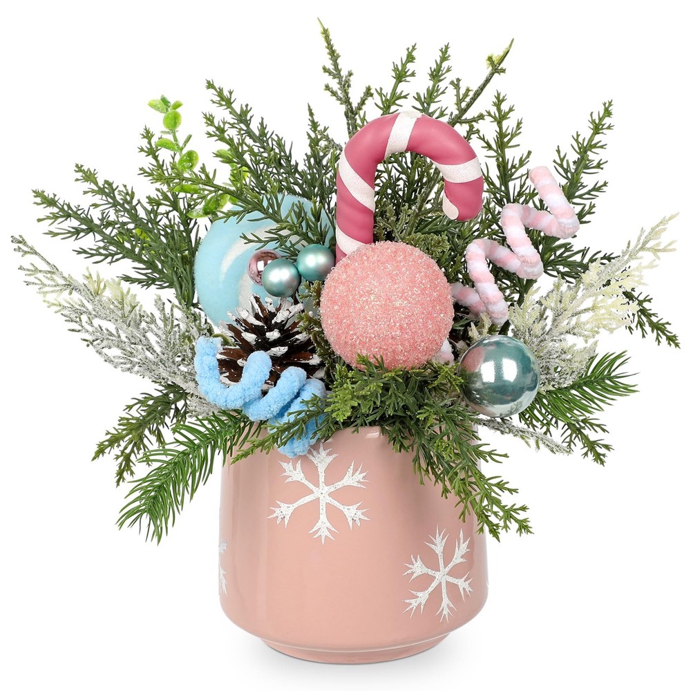 Christmas Centerpieces for Tables, Small Christmas Table Arrangements with Ce…