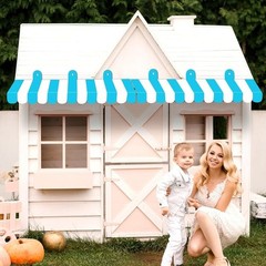 Circus Striped Awnings Carnival Party Decor Easy Install Kids Fun New
