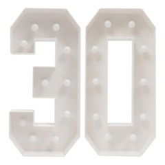 30th Birthday Decorations 3FT Marquee Light up Numbers 30 Birthday Number Lights