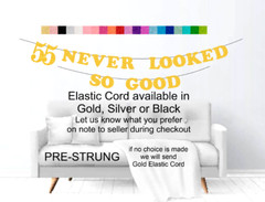 55th Birthday Decorations 55 Never looked so GOOD Party Supplies ALL AGES