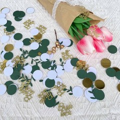, Gold Glitter Wedding Table Confetti, Bridal Shower Decorations, Bride to Be…
