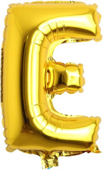 16″ Inch Single Gold Alphabet Letter Number Balloons Aluminum Hanging Foil Film