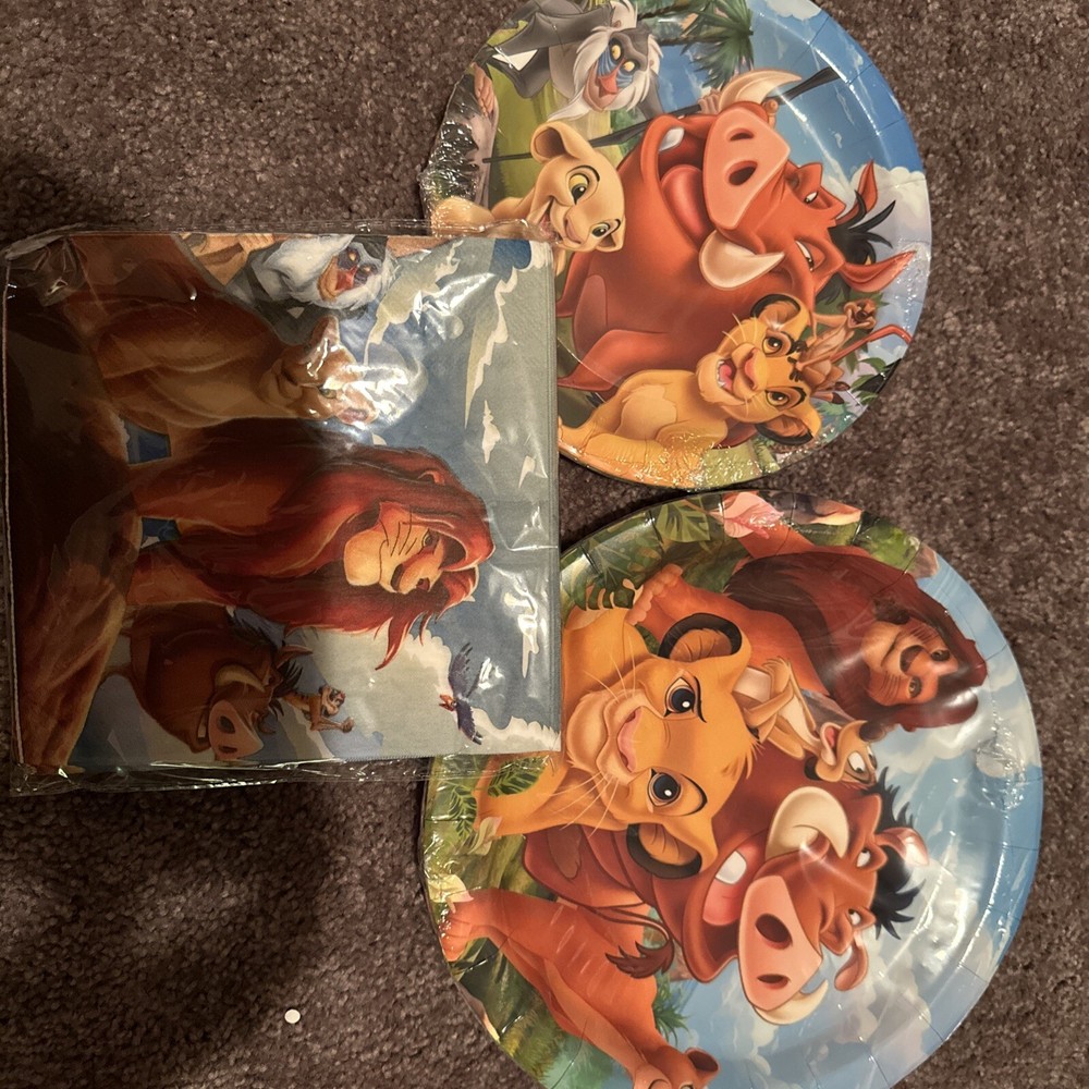 Lion King Party Decoration Kit! With Paper Plates, Utensils, Birthday, Balloons