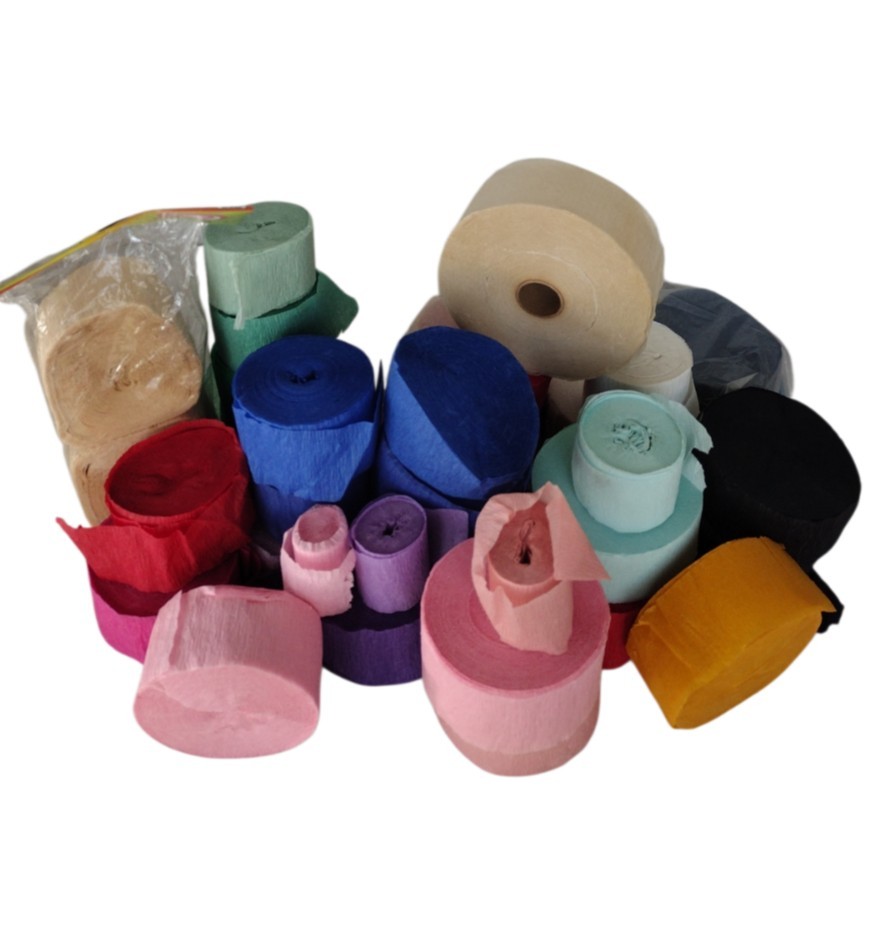 Party Craft Crepe Streamer Bundle Assorted Colors