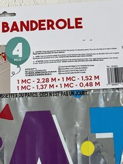 Amscan Happy Birthday Rainbow Banner Kit Set of 4 Colorful Party Decor New
