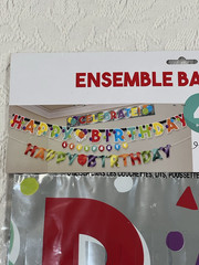 Amscan Happy Birthday Rainbow Banner Kit Set of 4 Colorful Party Decor New