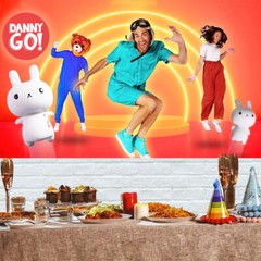Danny Go Backdrop Kids Birthday Party Decoration Banner Background Vinyl 5x3ft
