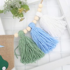 Golf Theme 1st Birthday Tassels High Chair Banner – Green Blue Golf Hole In O…