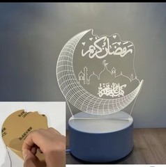 ramadan decoration 3D Table Top Decoration LED Light And With USB Powered