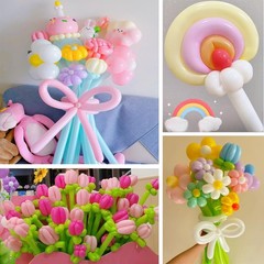200Pcs 260 Long Balloons, Twisting Animal Balloons Assorted Color – Thickenin…