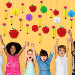 24 Pcs Classroom Decor Back to School Decorations Hanging Honeycomb Centerpiece