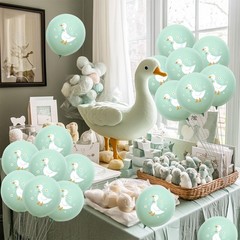 Silly Goose Balloons,Goose Themed Party Decorations Green Duck Balloon Farm A…