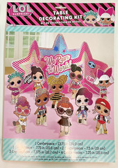 LOL SURPRISE! «We Run the World» Metallic Star & 10 Doll Centerpieces Decor Kit!