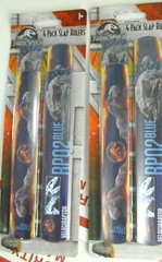 8 Pack Jurassic World Dinosaur Birthday Party Slap Ruler Bracelets Favors Lot