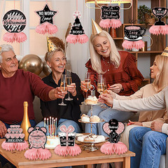 10 Pcs Retirement Party Decorations, Retirement Table Decorations for Women Rose