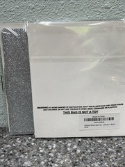 Pre-Strung Happy Birthday Banner No DIY Silver Glitter Birthday Banner 2 Pack