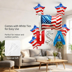 4Th of July Decorations – Patriotic Independence Day Decorations with Reusable R