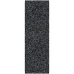 Ottomanson Door Mat Indoor Entryway Runner Rug – 1’8″ x 4’11» (Runner), Black