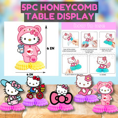 Hello Kitty friends Party Supplies happy birthday centerpiece decoration