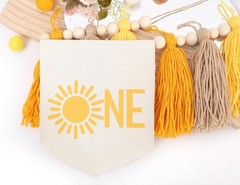First Trip Around the Sun Boho Banner – You Are My Sunshine, Space Party Deco…