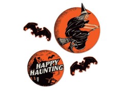 Vintage Halloween Beistle Witch Bats Cutouts 3 Packs Bulk Party Supplies Decor