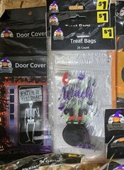 Bulk Halloween Decorations Set of 45 Pc , Pumpkin Carving KitParty Pack, Spiders