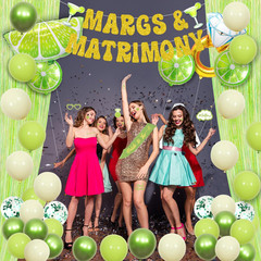 Margs And Matrimony Bachelorette, 65 Pcs Margs And Matrimony Decorations, Margar